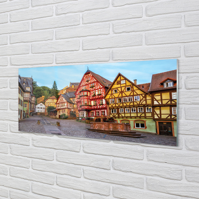 Slika na akrilnem steklu Nemčija old town bavarska