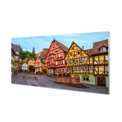 Slika na akrilnem steklu Nemčija old town bavarska