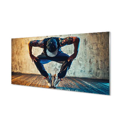 Slika na akrilnem steklu Moški hip-hop