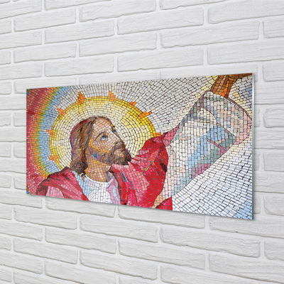 Slika na akrilnem steklu Mozaik jezus