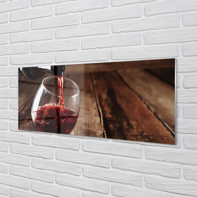 Slika na akrilnem steklu Plošče vino steklo