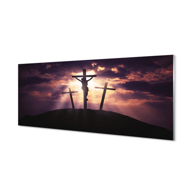 Slika na akrilnem steklu Jezus križ