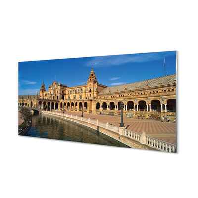 Slika na akrilnem steklu Španija stari trg mesto