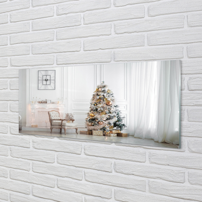 Slika na akrilnem steklu Božično drevo okraski