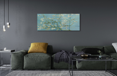 Slika na akrilnem steklu Art mandljev cvet