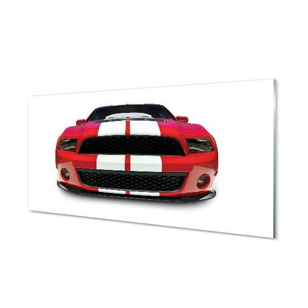 Slika na akrilnem steklu Rdeči športni avto