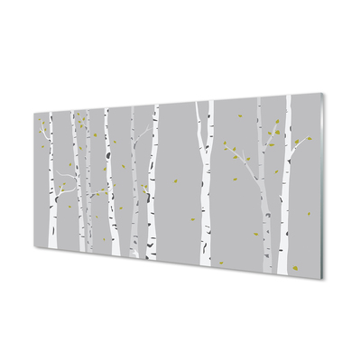 Slika na akrilnem steklu Ilustracija breze