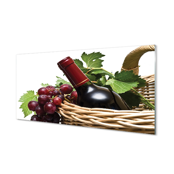 Slika na akrilnem steklu Trash grozdje za vino