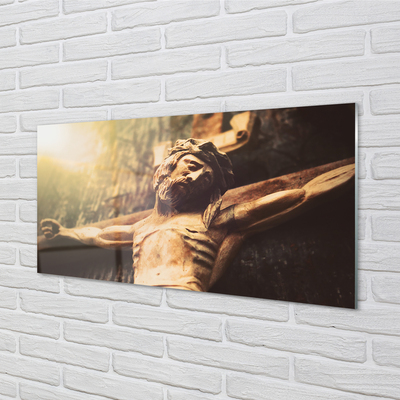 Slika na akrilnem steklu Jezus iz lesa