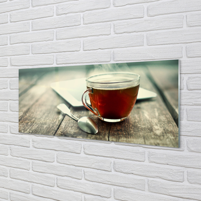 Slika na akrilnem steklu Heat žličko čaja