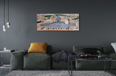 Slika na akrilnem steklu Rim vatican kvadratni panorama