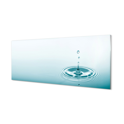 Slika na akrilnem steklu Kapljica vode close-up