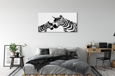 Slika na akrilnem steklu Poslikano zebra