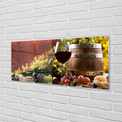 Slika na akrilnem steklu Jesen vino steklo