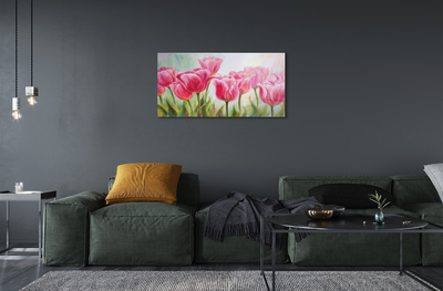 Slika na akrilnem steklu Tulipani sliko