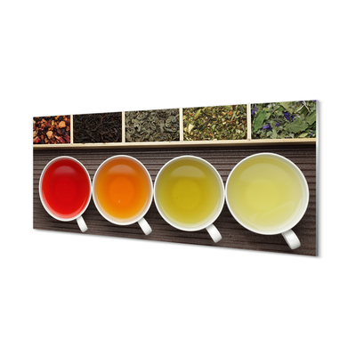 Slika na akrilnem steklu Čaj zelišča