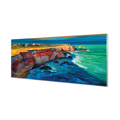 Slika na akrilnem steklu Sea nebo kamenje