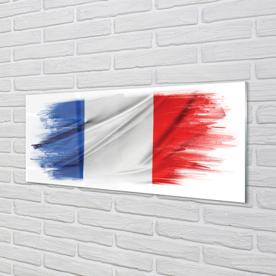 Slika na akrilnem steklu Zastavo francije