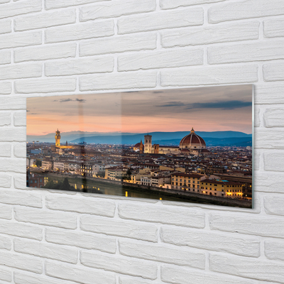 Slika na akrilnem steklu Italija panorama cathedral gore