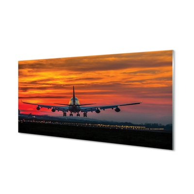 Slika na akrilnem steklu West oblaki letal