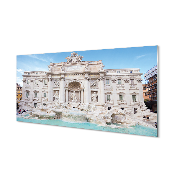Slika na akrilnem steklu Rim fountain katedrala