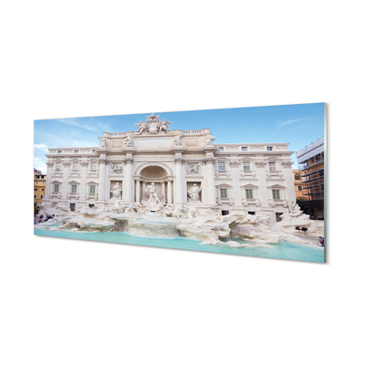 Slika na akrilnem steklu Rim fountain katedrala