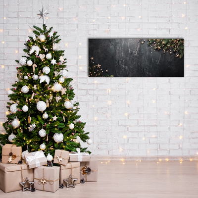 Slika na akrilnem steklu Božične drevesne okraske Božične zvezde
