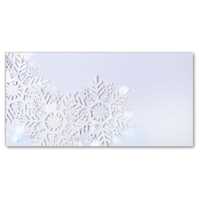 Slika na akrilnem steklu Snežinke. Zimski sneg