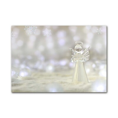Slika na akrilnem steklu Dobrodošli stekleni angel Ornament