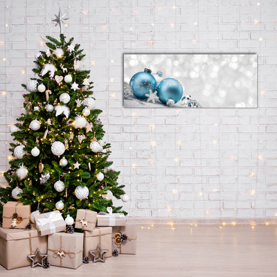 Slika na akrilnem steklu Božične kroglice Božični okraski