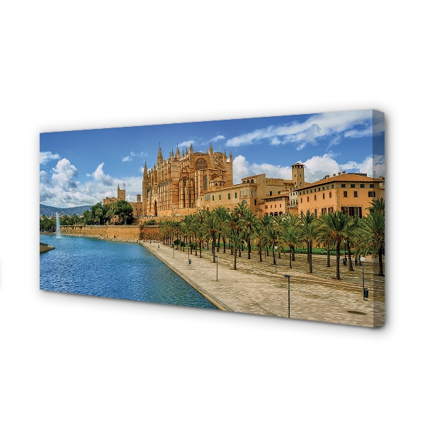 Slika na platnu Španija gotska katedrala palm
