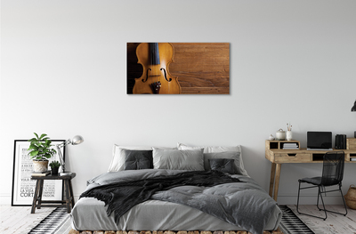 Slika na platnu Violina na lesu