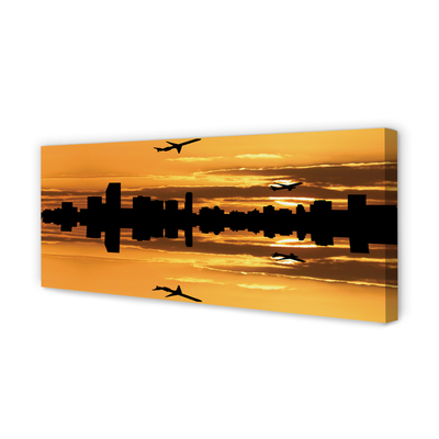 Slika na platnu Letalo mesto sonce