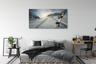 Slika na platnu Odbor v sneg gore