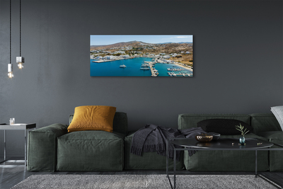Slika na platnu Grčija obala gorsko mesto