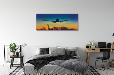 Slika na platnu Mesto oblak letalo zahod