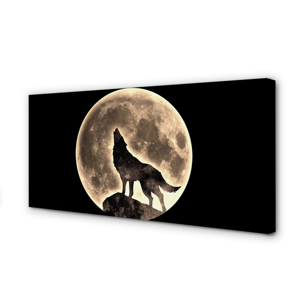 Slika na platnu Volk ​​luna