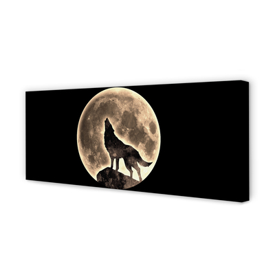 Slika na platnu Volk ​​luna