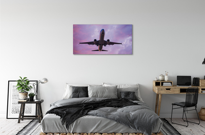 Slika na platnu Oblaki nebo letalo