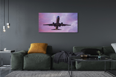 Slika na platnu Oblaki nebo letalo