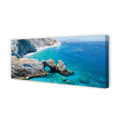 Slika na platnu Grčija na plaži ob morju