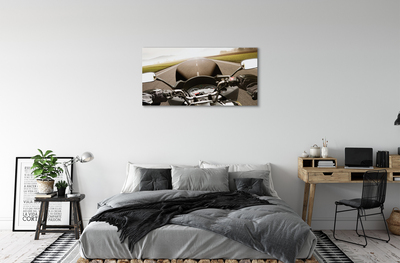 Slika na platnu Motorcycle cesta nebo vrh