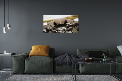 Slika na platnu Motorcycle cesta nebo vrh