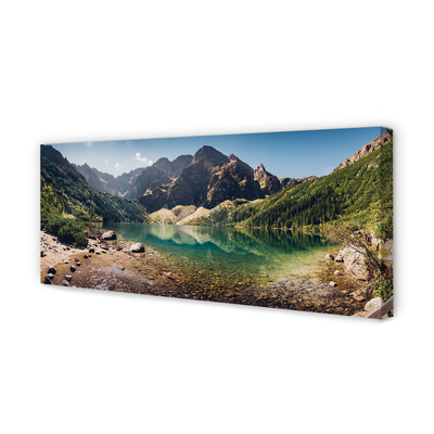Slika na platnu Gorsko jezero