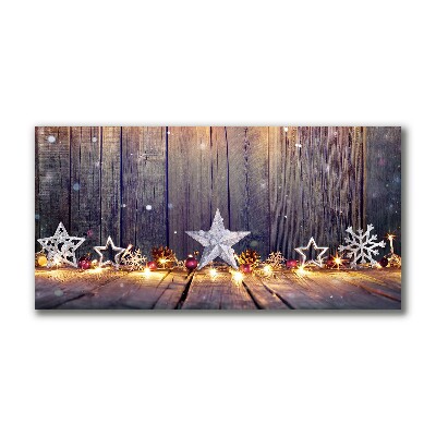 Slika na platnu Božične zvezde Okrasne okraske