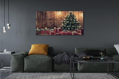 Slika na platnu Darila božič drevo dekoracijo plošče