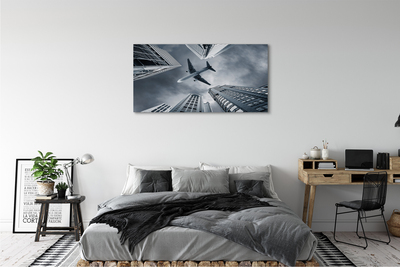 Slika na platnu Mesto oblak letalo nebo