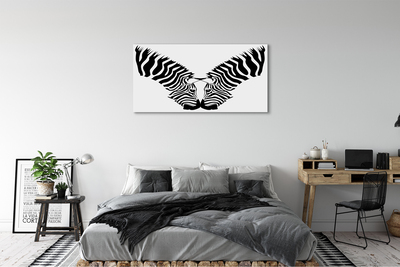 Slika na platnu Ogledalo zebra