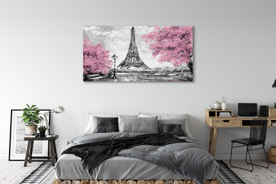 Slika na platnu Pariz spomladi drevo