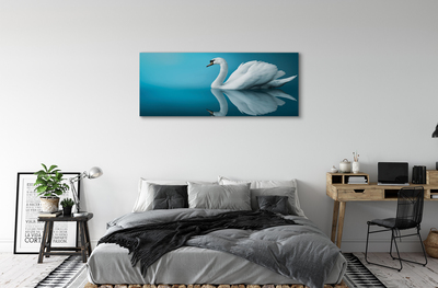 Slika na platnu Swan v vodi